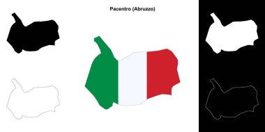 Pacentro (Abruzzo) ana hat haritası ayarlandı