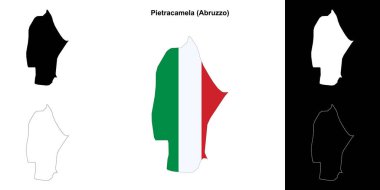 Pietracamela (Abruzzo) ana hat haritası ayarlandı