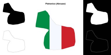 Pietranico (Abruzzo) ana hat haritası ayarlandı