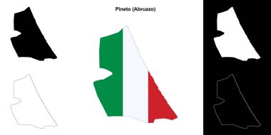 Pineto (Abruzzo) ana hat haritası ayarlandı