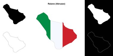 Raiano (Abruzzo) ana hat haritası ayarlandı