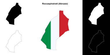 Roccaspinalveti (Abruzzo) ana hat haritası ayarlandı