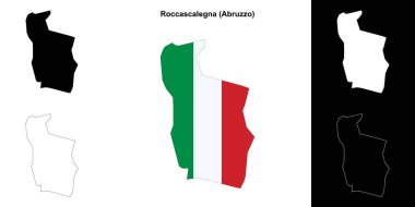 Roccascalegna (Abruzzo) ana hat haritası ayarlandı