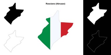 Rosciano (Abruzzo) ana hat haritası seti