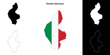 Rosello (Abruzzo) ana hat haritası seti