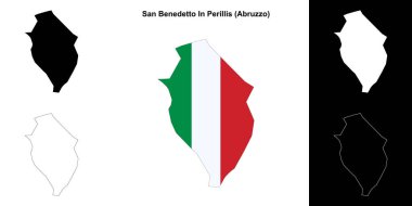 San Benedetto Perillis 'te (Abruzzo) ana hat haritası ayarlandı