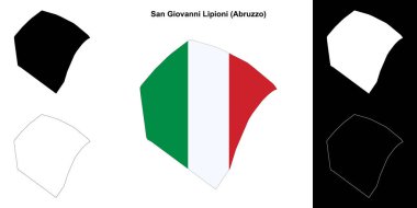 San Giovanni Lipioni (Abruzzo) ana hat haritası seti