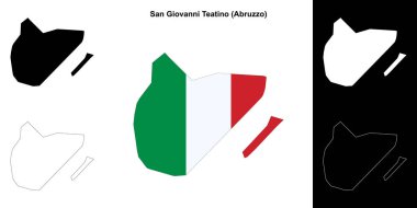 San Giovanni Teatino (Abruzzo) ana hat haritası seti