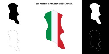 San Valentino in Abruzzo Citeriore (Abruzzo) ana hat haritası
