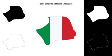 Sant Eufemia a Maiella (Abruzzo) ana hat haritası seti