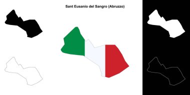Sant Eusanio del Sangro (Abruzzo) ana hat haritası seti