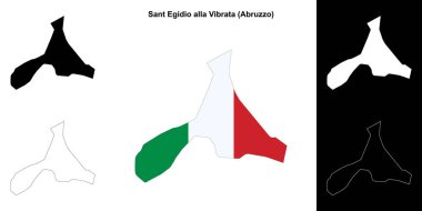 Sant Egidio alla Vibrata (Abruzzo) ana hat haritası seti