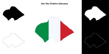 San Vito Chietino (Abruzzo) ana hat haritası seti