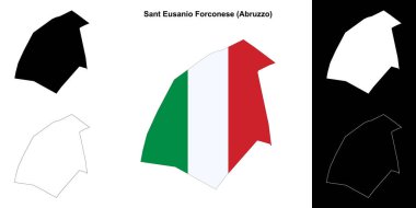 Sant Eusanio Forconese (Abruzzo) ana hat haritası seti