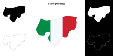 Scerni (Abruzzo) ana hat haritası seti