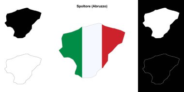 Spoltore (Abruzzo) ana hat haritası seti