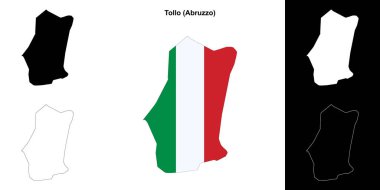 Tollo (Abruzzo) ana hat haritası seti