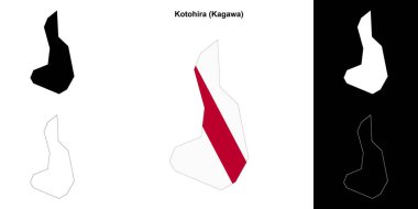 Kotohira (Kagawa) ana hat haritası ayarlandı