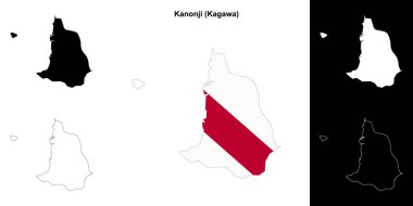 Kanonji (Kagawa) ana hat haritası ayarlandı