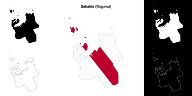 Sakaide (Kagawa) ana hat haritası ayarlandı