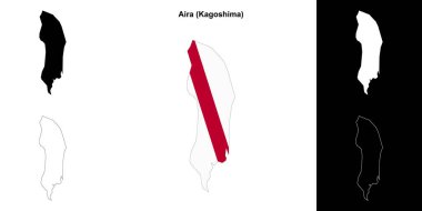 Aira (Kagoshima) ana hat haritası seti