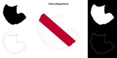 Çin (Kagoshima) ana hat haritası seti