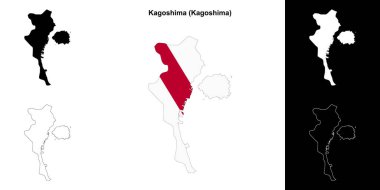 Kagoshima (Kagoshima) ana hat haritası ayarlandı
