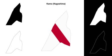 Kamo (Kagoshima) ana hat haritası seti