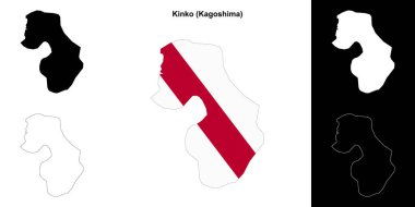 Kinko (Kagoshima) ana hat haritası seti