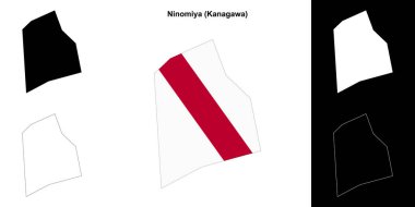 Ninomiya (Kanagawa) ana hat haritası ayarlandı