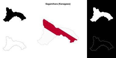 Sagamihara (Kanagawa) ana hat haritası ayarlandı