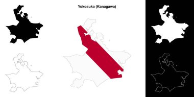 Yokosuka (Kanagawa) ana hat haritası ayarlandı