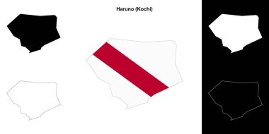 Haruno (Kochi) ana hat haritası ayarlandı