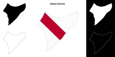 Nahari (Kochi) ana hat haritası seti