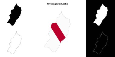 Niyodogawa (Kochi) ana hat haritası ayarlandı