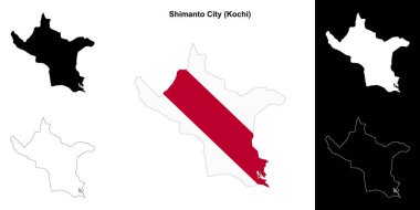 Shimanto Şehri (Kochi) ana hat haritası ayarlandı