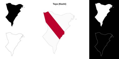 Toyo (Kochi) ana hat haritası seti