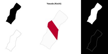 Yasuda (Kochi) ana hat haritası seti