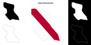 Jonan (Kumamoto) ana hat haritası seti