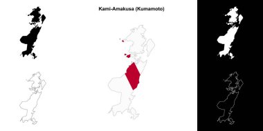 Kami-Amakusa (Kumamoto) ana hat haritası ayarlandı