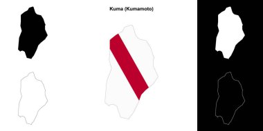Kuma (Kumamoto) ana hat haritası seti