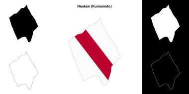 Nankan (Kumamoto) ana hat haritası seti