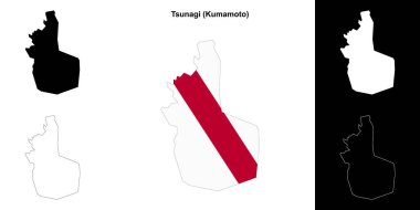 Tsunagi (Kumamoto) ana hat haritası seti