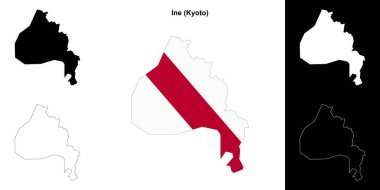 Ine (Kyoto) ana hat haritası seti
