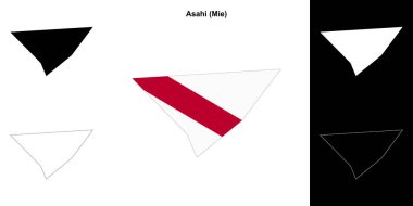 Asahi (Mie) ana hat haritası seti