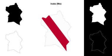 Inabe (Mie) ana hat haritası seti