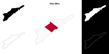 Odai (Mie) ana hat haritası seti