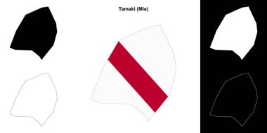 Tamaki (Mie) ana hat haritası seti