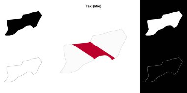 Taki (Mie) ana hat haritası seti