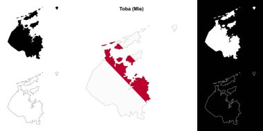 Toba (Mie) ana hat haritası seti